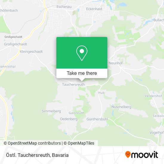Карта Östl. Tauchersreuth
