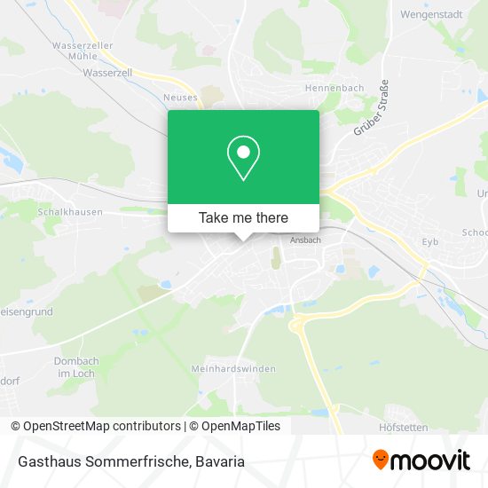 Gasthaus Sommerfrische map