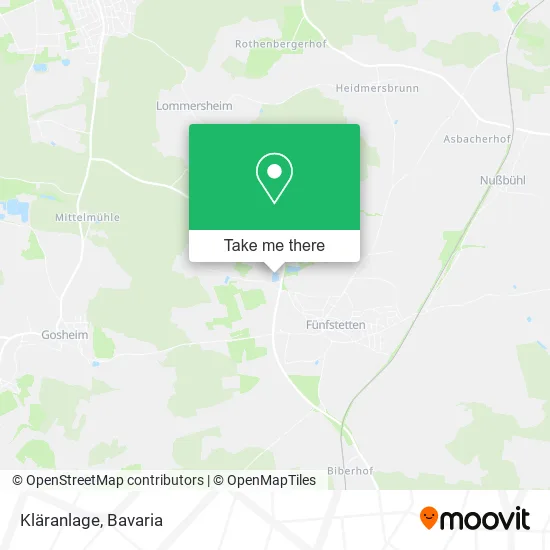 Карта Kläranlage