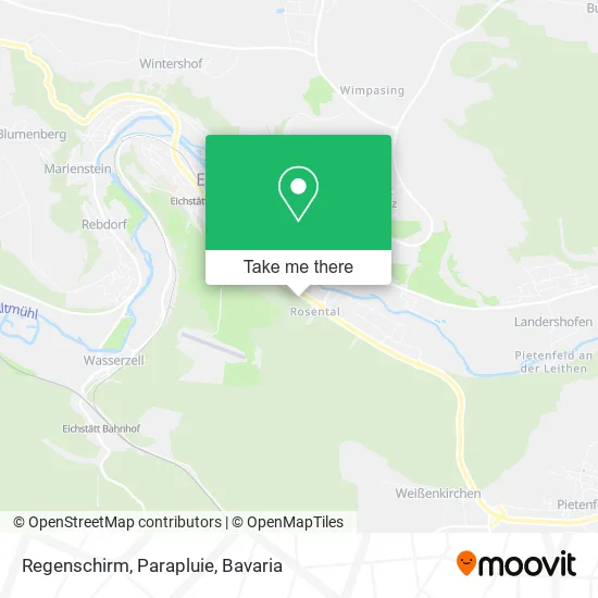 Карта Regenschirm, Parapluie