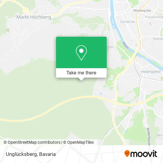 Карта Unglücksberg