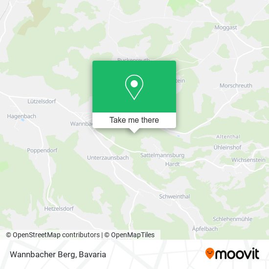 Карта Wannbacher Berg