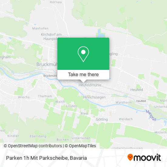 Карта Parken 1h Mit Parkscheibe