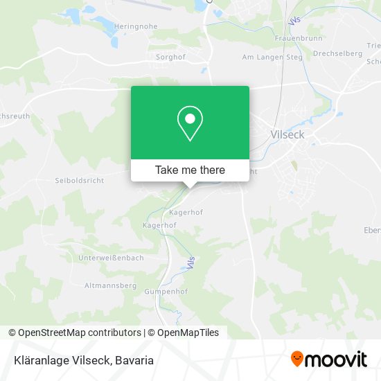 Kläranlage Vilseck map