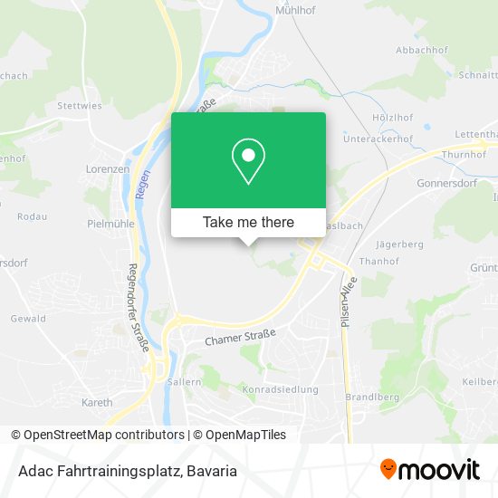 Карта Adac Fahrtrainingsplatz