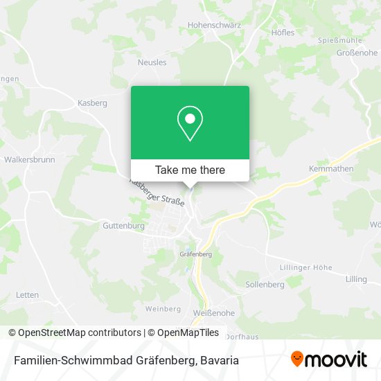Familien-Schwimmbad Gräfenberg map