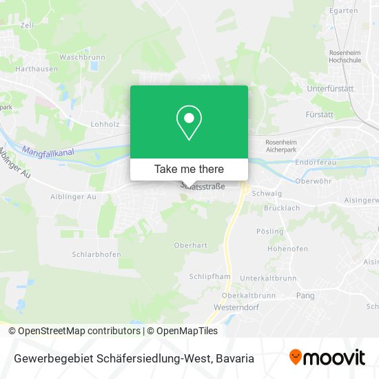 Карта Gewerbegebiet Schäfersiedlung-West