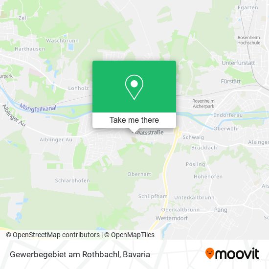 Gewerbegebiet am Rothbachl map