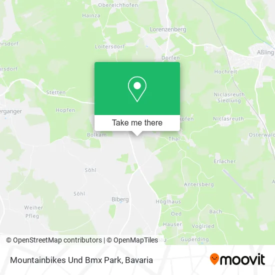 Карта Mountainbikes Und Bmx Park