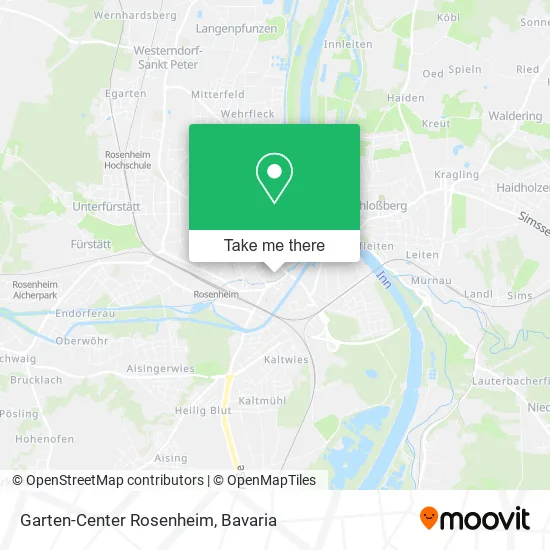 Карта Garten-Center Rosenheim