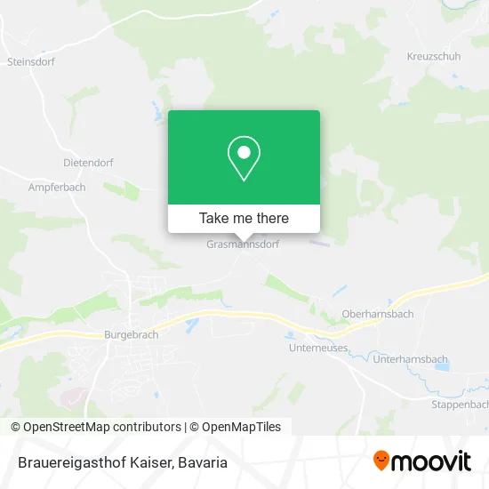 Карта Brauereigasthof Kaiser