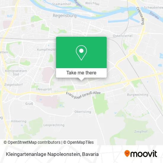 Карта Kleingartenanlage Napoleonstein
