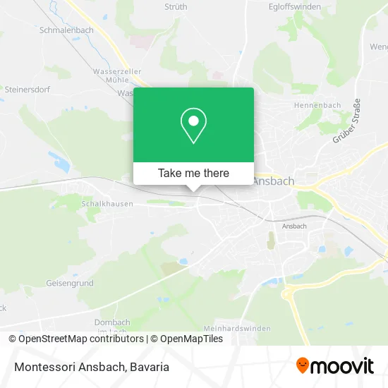 Карта Montessori Ansbach