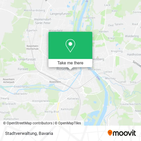 Карта Stadtverwaltung