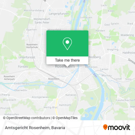 Карта Amtsgericht Rosenheim