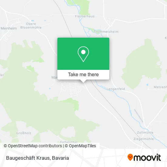 Карта Baugeschäft Kraus