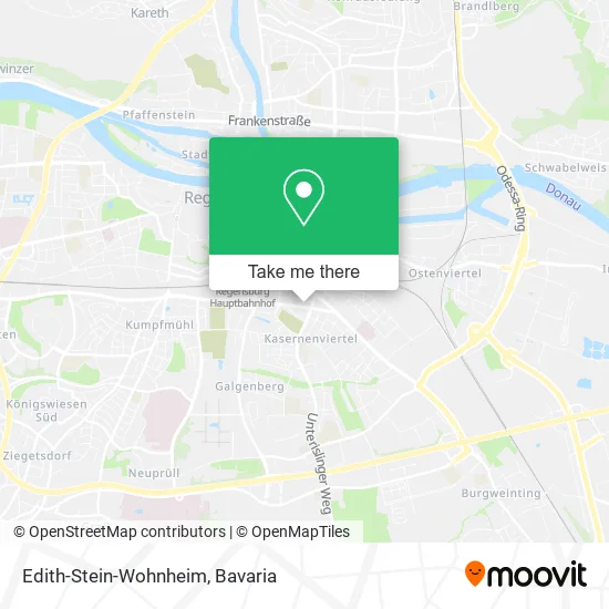 Карта Edith-Stein-Wohnheim