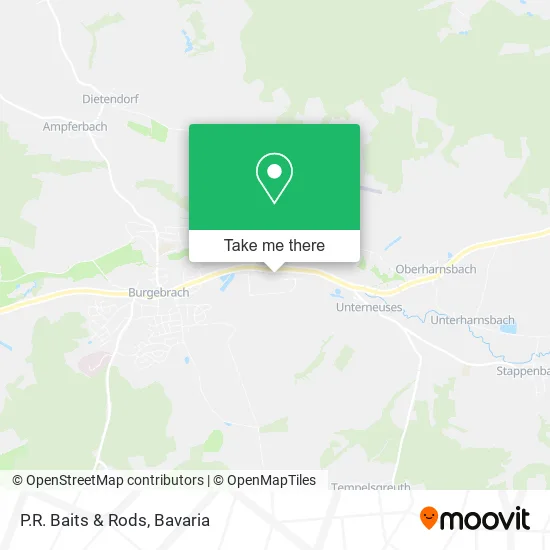 Карта P.R. Baits & Rods
