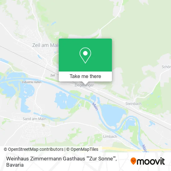 Карта Weinhaus Zimmermann Gasthaus ""Zur Sonne""