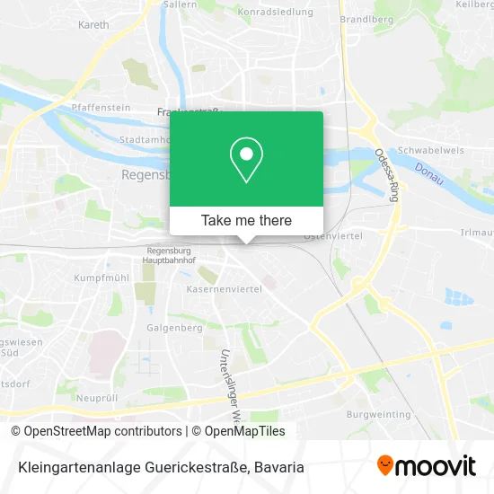 Карта Kleingartenanlage Guerickestraße