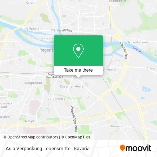 Карта Asia Verpackung Lebensmittel
