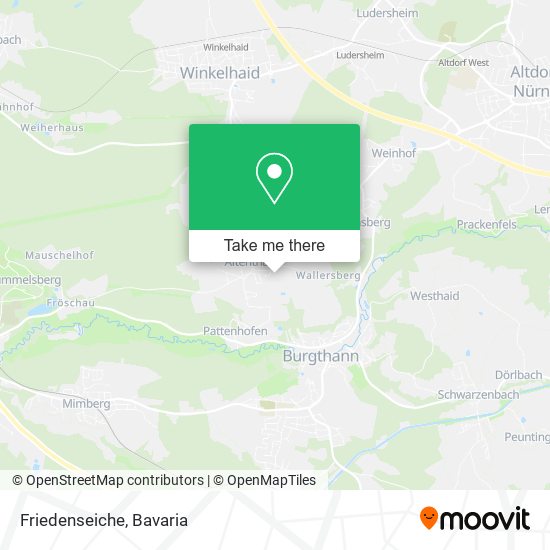 Карта Friedenseiche
