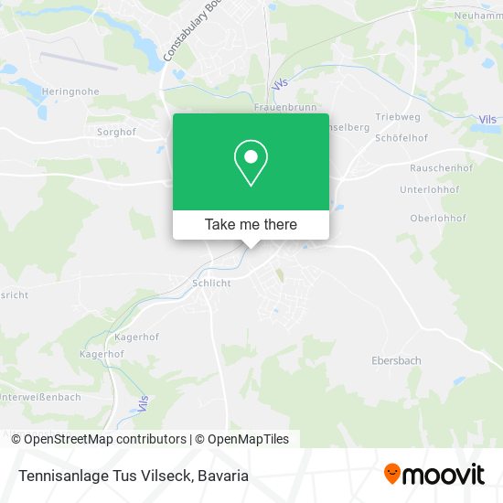 Tennisanlage Tus Vilseck map