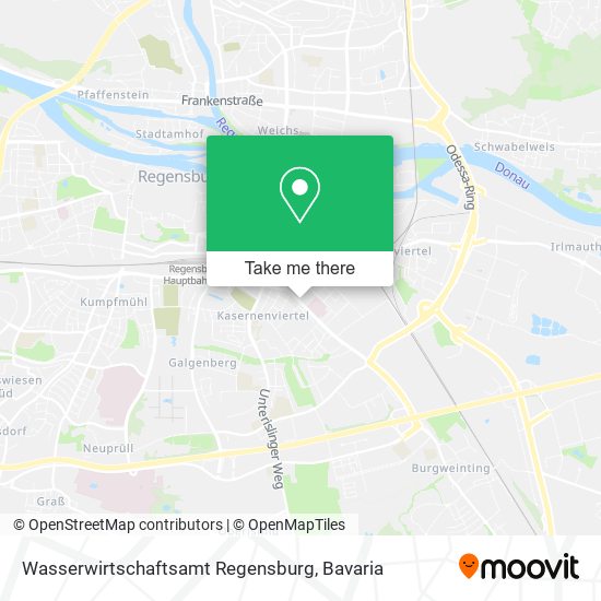 Wasserwirtschaftsamt Regensburg map
