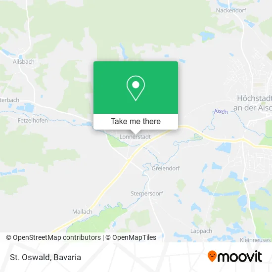 Карта St. Oswald