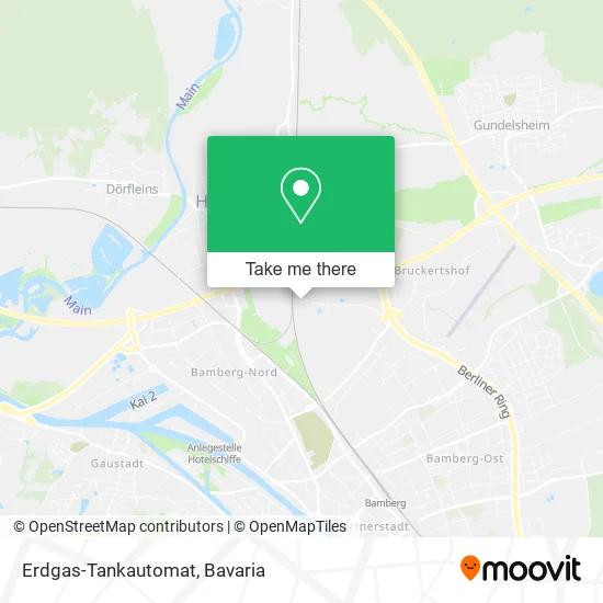 Карта Erdgas-Tankautomat