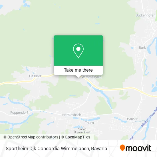 Карта Sportheim Djk Concordia Wimmelbach