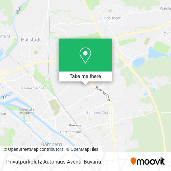 Privatparkplatz Autohaus Aventi map