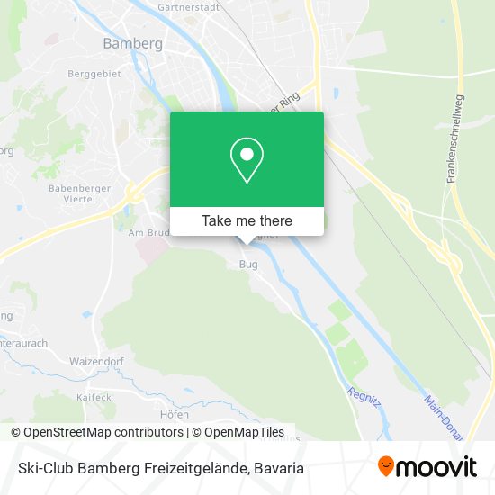 Карта Ski-Club Bamberg Freizeitgelände