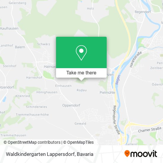 Карта Waldkindergarten Lappersdorf