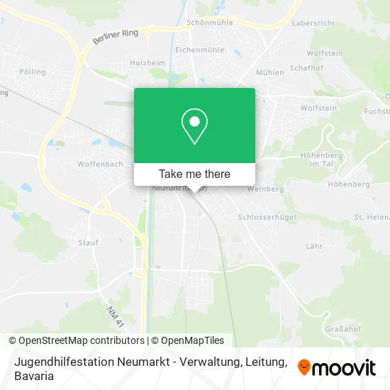 Карта Jugendhilfestation Neumarkt - Verwaltung, Leitung