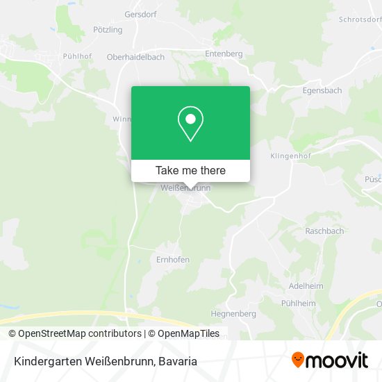 Kindergarten Weißenbrunn map