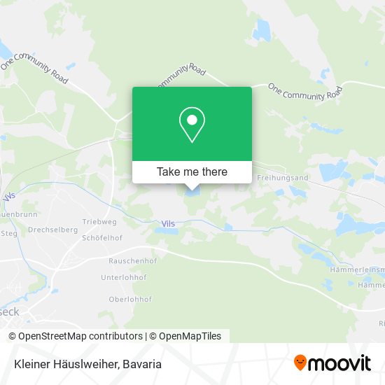 Kleiner Häuslweiher map