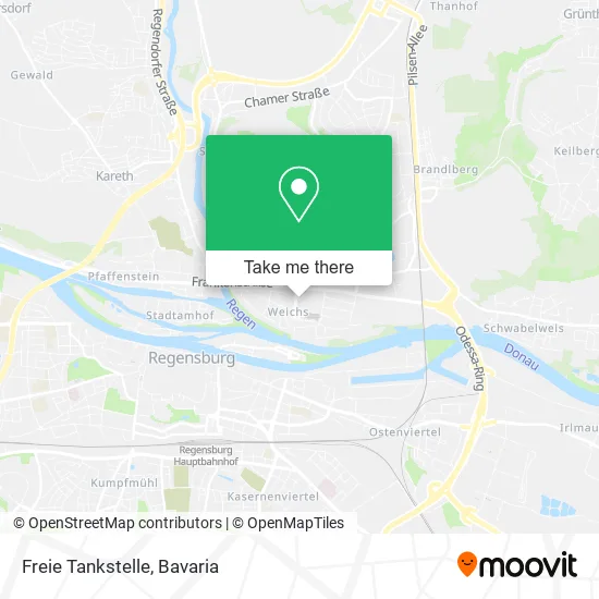 Карта Freie Tankstelle