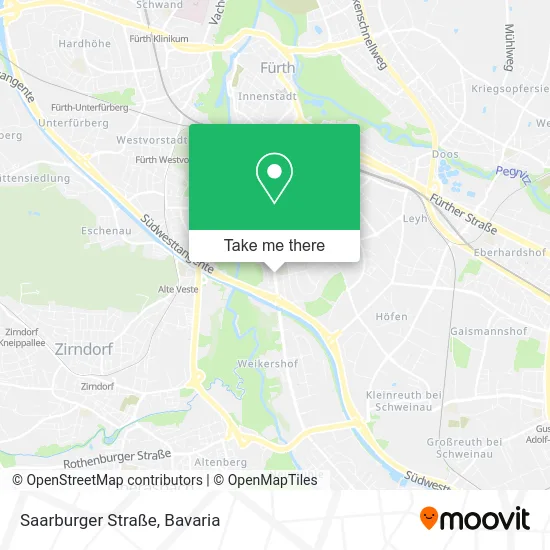 Карта Saarburger Straße