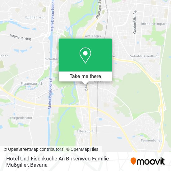 Hotel Und Fischküche An Birkenweg Familie Mußgiller map