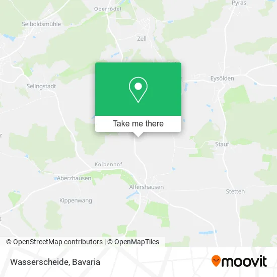 Карта Wasserscheide