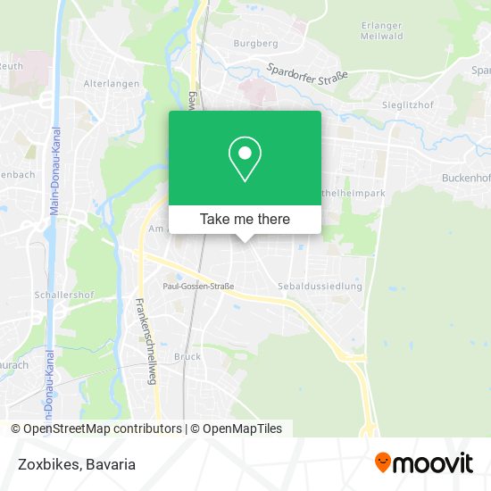 Zoxbikes map