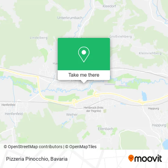 Карта Pizzeria Pinocchio