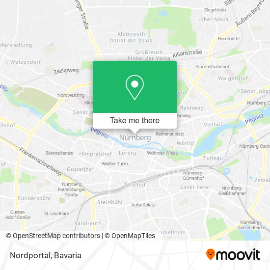 Карта Nordportal
