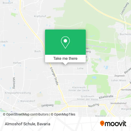 Карта Almoshof Schule