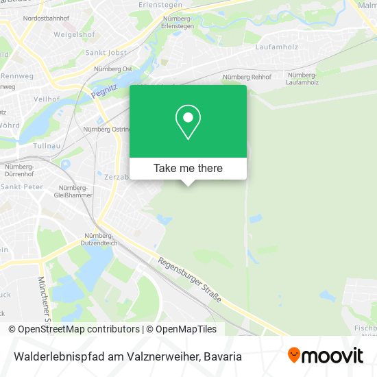Walderlebnispfad am Valznerweiher map