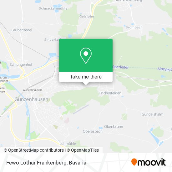 Fewo Lothar Frankenberg map