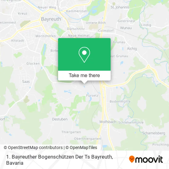 Карта 1. Bayreuther Bogenschützen Der Ts Bayreuth