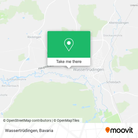 Карта Wassertrüdingen