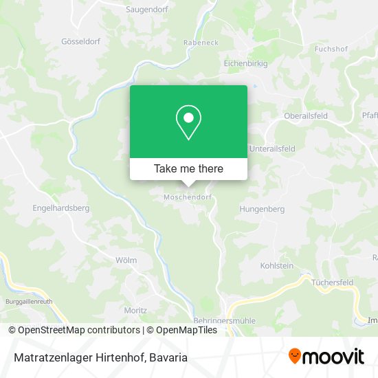 Matratzenlager Hirtenhof map
